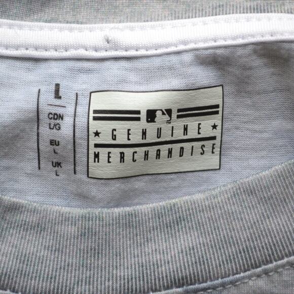 Genuine Merchandise Boston Red Sox Short Sleeve TShirt Gray Blue Red - Picture 3 of 4